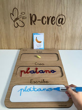 Cargar imagen en el visor de la galería, Tabla de lectoescritura Montessori · Lee, Crea y Escribe