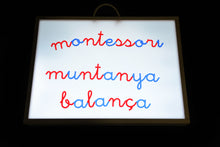 Cargar imagen en el visor de la galería, Abecedario Montessori Castellano-Catalan Transparente