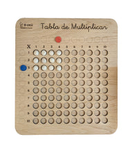 Cargar imagen en el visor de la galería, Tabla de Multiplicar Montessori